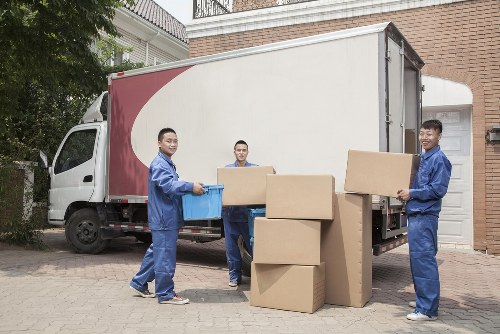 Professional packing supplies prepared for a home move in Newaddington