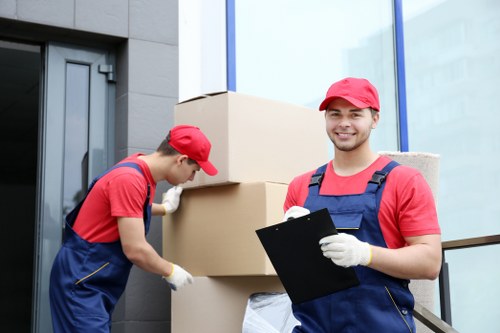 Removal van ready for safe transport during a Newaddington move