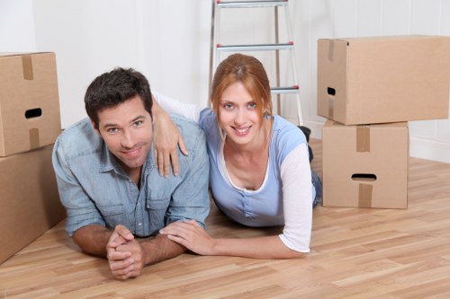 Furniture storage in Newaddington with organized household items