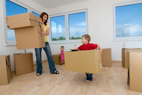 Careful packing and labeled boxes for a Newaddington home relocation