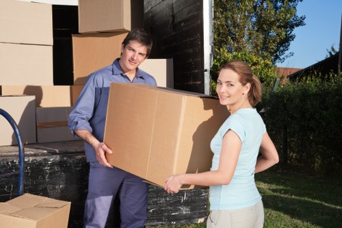 Preparing belongings for removals and storage in Newaddington